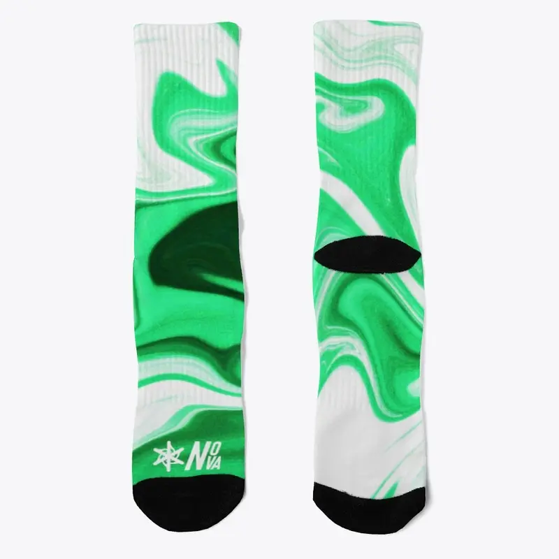 NOVA Dyed Socks - Green