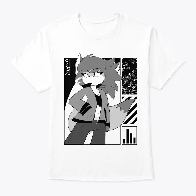 Magenta Manga Panel Tee