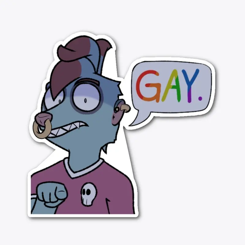 Vince GAY Sticker