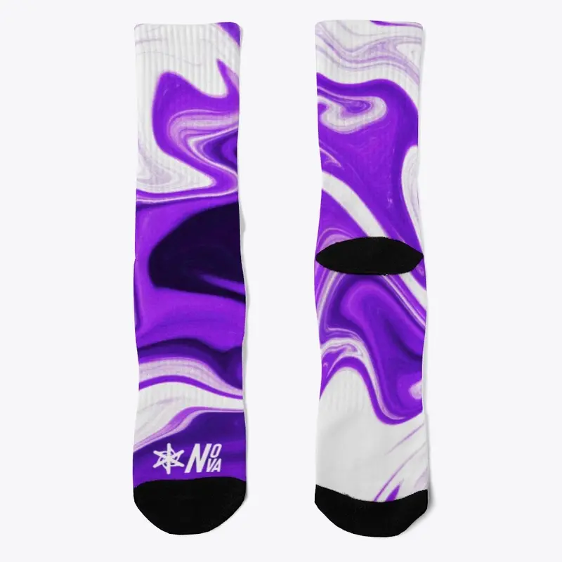 NOVA Dyed Socks - Purple